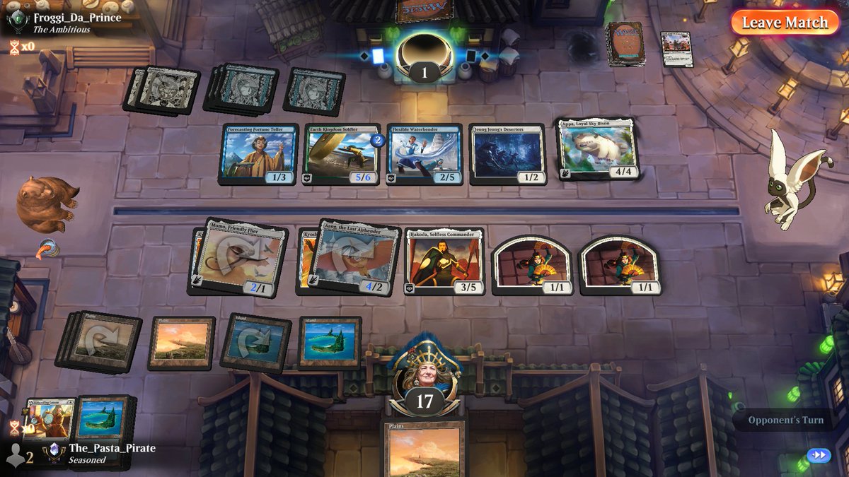 ThePastaPirate's tweet image. ☁️🏆Azorius Skies🏆☁️

1) These decks thrive by protecting threats - Form/Hakoda/Protectors did so with ease

2) Primary flying threats at common: First-time/Hawk/Kids/Owl

3) Both the uncommon/rare Aangs hit hard

Draft: 17lands.com/draft/89e6eacd…

Games: 17lands.com/details/89e6ea…