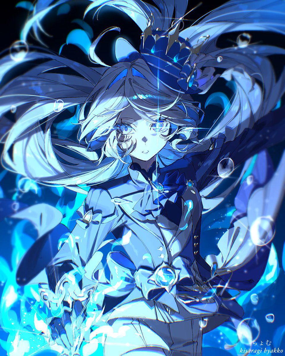 kisaragi_byakko's tweet photo. 水と氷の描き分け頑張ったけど路線ずれたかも https://t.co/HMrr06gsfS