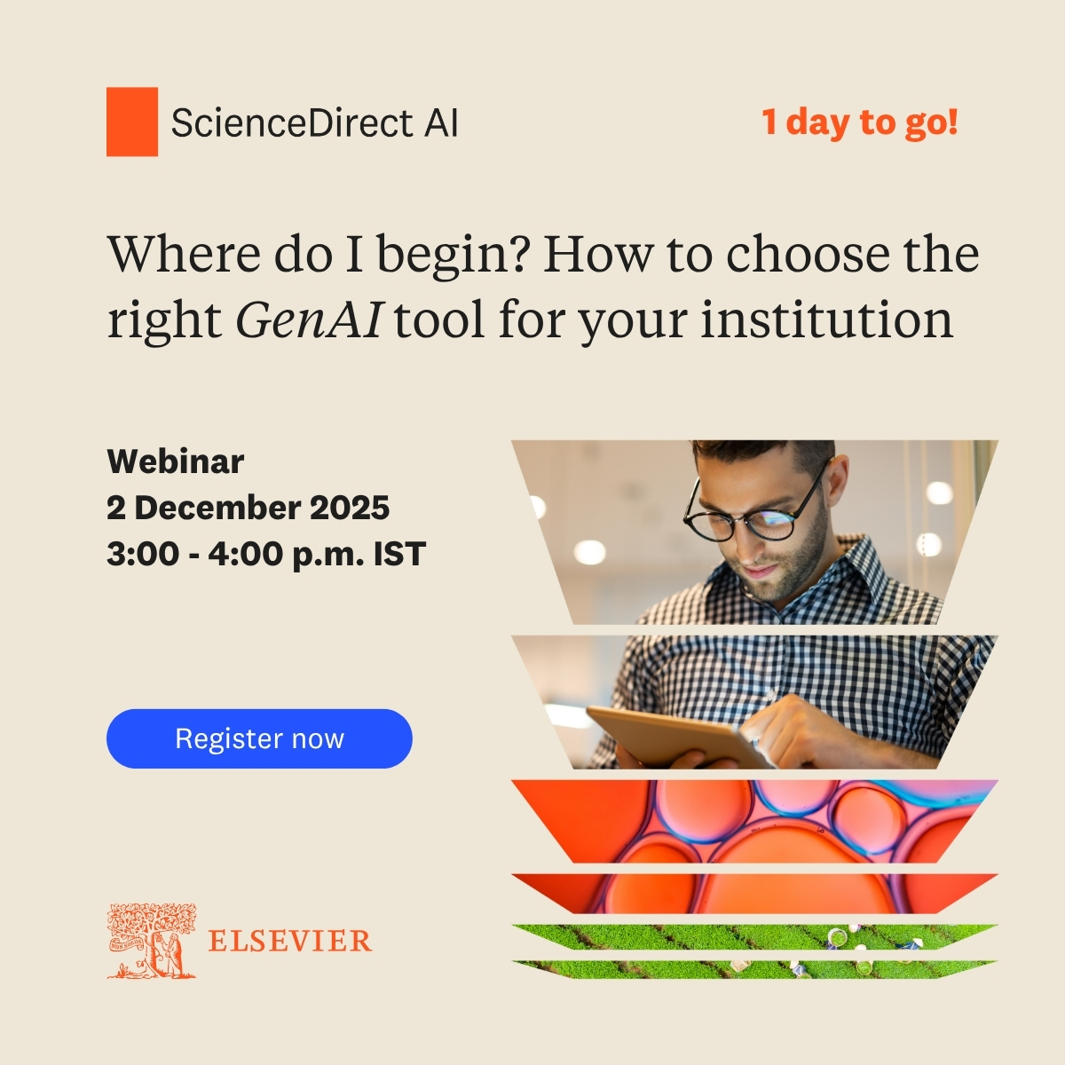 sciencedirect's tweet image. 24 hours left! If you’re comparing #GenAI options – or fielding tough internal questions – this webinar will help you cut through the noise. 

Register here 👉 spkl.io/6017AjRAl 
(If you can’t make it, register to receive the recording.)