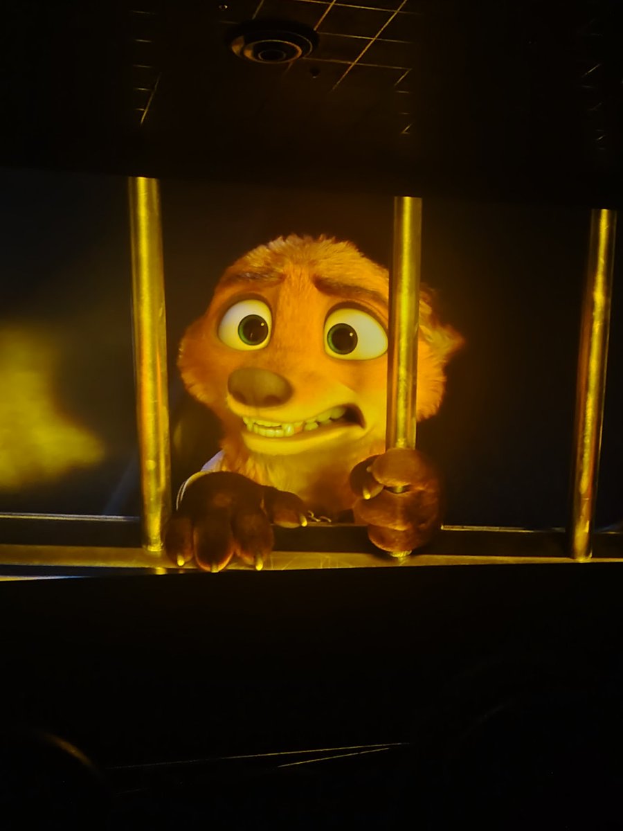 Went to see zootopia 2.... My chair was sticky at the end