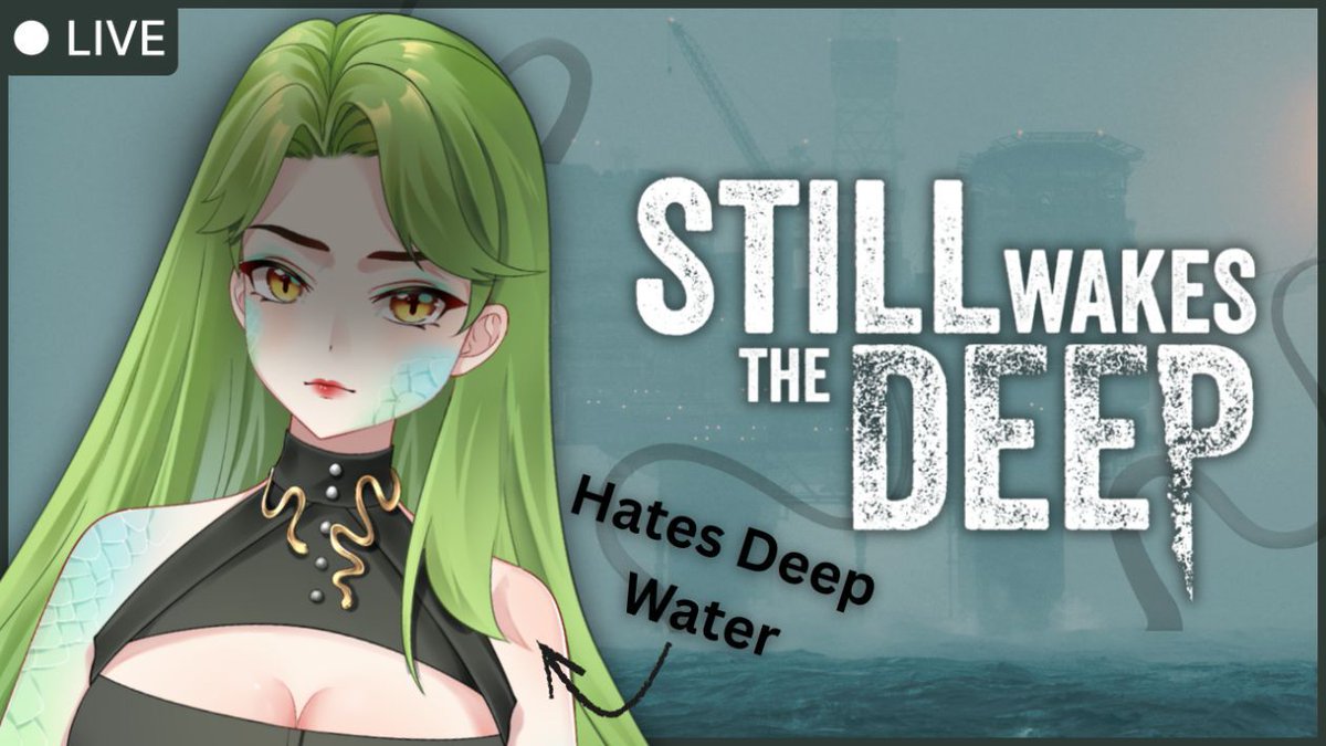 Did I ever tell you I'm deathly afraid of the ocean?

Well you'll get to see it first hand in 1 hour! Join me for Still Wakes the Deep!