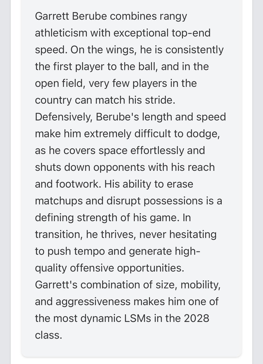 Thank you! <a href="/Prep_Lacrosse/">Prep Lacrosse 🥍</a>