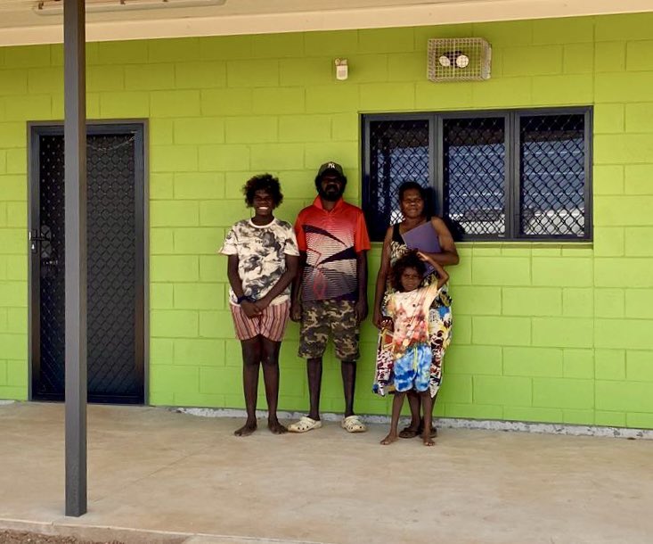 We are delivering real results for the bush, with eight new homes now complete in #Ngukurr and more on the way.

Stable housing is the foundation for tackling the root causes of crime and lifting outcomes in health, education and employment.