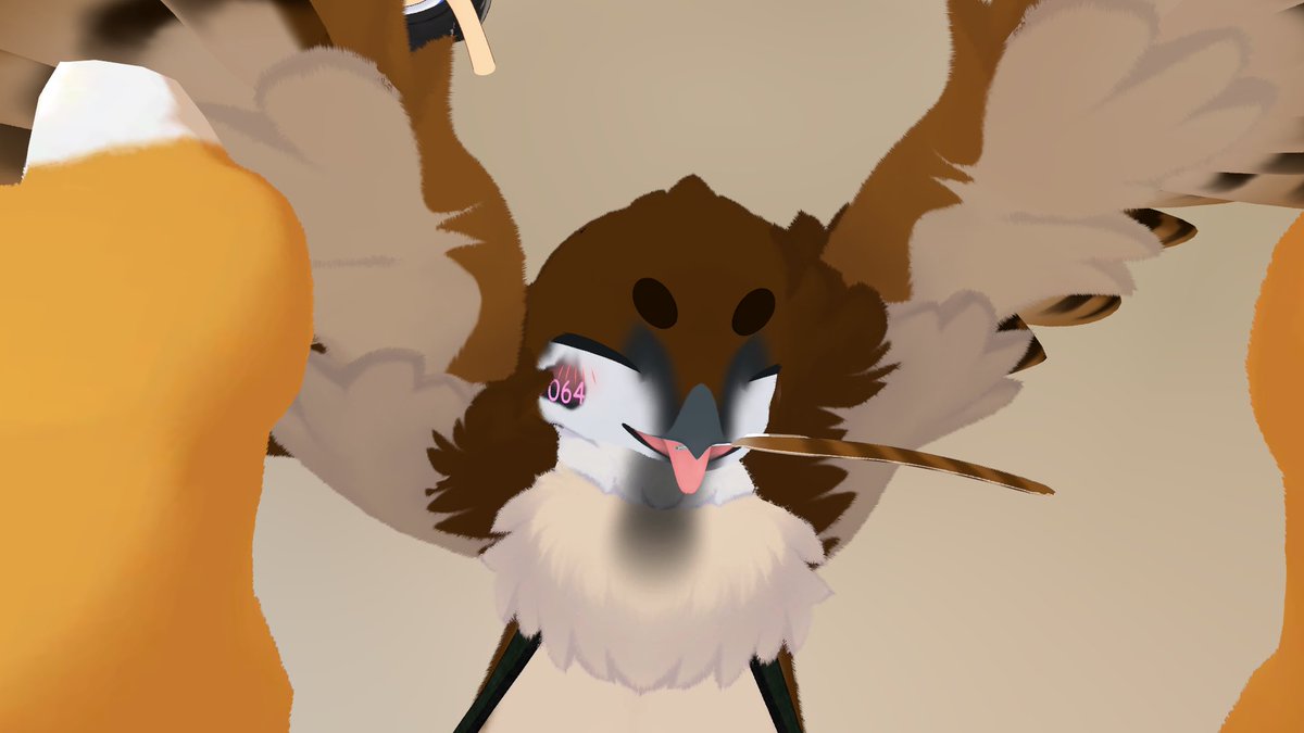 VRC動物園のアフターに顔出し！
レイビーくん居たからあむあむしてもらいました〜あむあむ好き！
金曜日の10:00は魅力的なイベントがおおすぎるのです！
 #VRCふれあい動物園
 #VRChat