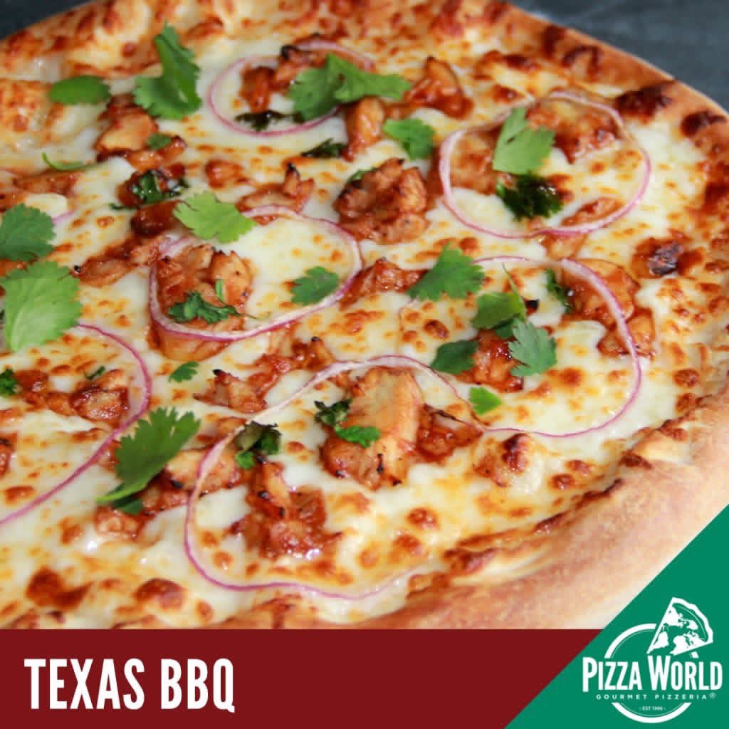 PizzaWorldGC's tweet image. Want delicious BBQ without the grill? Try Pizza World&apos;s Texas Bar-B-Que® pizza! Our fresh made dough, olive oil glaze, smother it with barbecued chicken, red onions, cilantro and mozzarella!
618-451-1111
pizzaworldonline.com
Download our free app!
#pizza #pasta #salad #subs