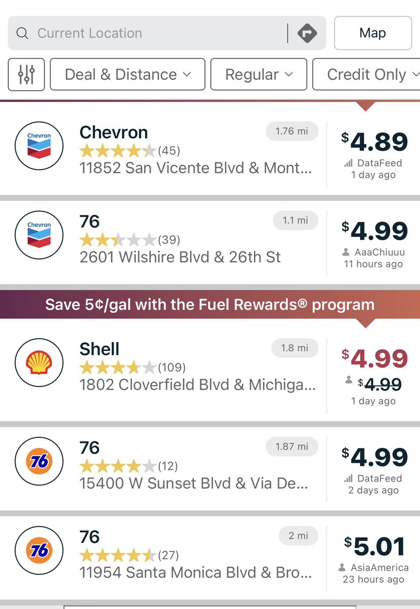 houmanhemmati's tweet image. ⛽️ Gas in Colorado is now &amp;lt;$2/gallon for regular but here in Los Angeles it’s about $5, even more for premium. 

Thank you @GavinNewsom - would you like to blame this on Trump somehow?