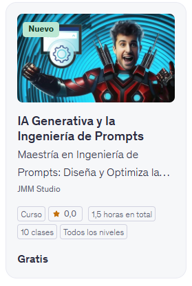 ¡GRATIS! ¡Sólo 100 Plazas! #gratis #Curso #CursosOnline #udemy #aprendizaje #aprendizajeactivo

udemy.com/course/ingenie…