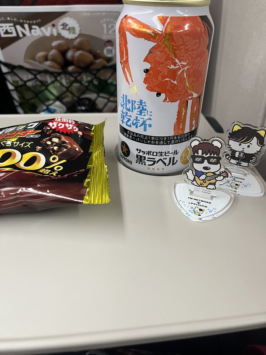 今年最後の遠征✨
いつもより1本遅い新幹線だけど、充分東京を満喫する予定🥰
 #TMNETWORK
 #木根尚登