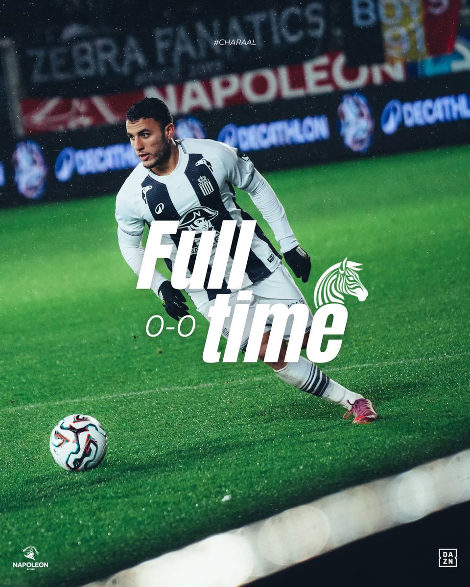 SportCharleroi's tweet photo. 🔚 Fin de cette rencontre face à La Louvière sur un score nul et vierge.
#CHARAAL #NapoleonScore ⚫️⚪️ https://t.co/aEB96zLUya