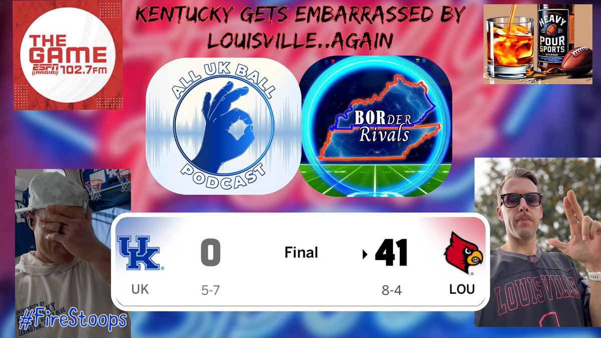 AllUKBall_HPS's tweet photo. We got some things to say & we know you do too. Join me, @KYSass_ & @coachevans1973 8est/5pst.
Time to get loud. Itโs past due.
#BBN #FireStoops #KentuckyFootball https://t.co/dzVxTopdHn