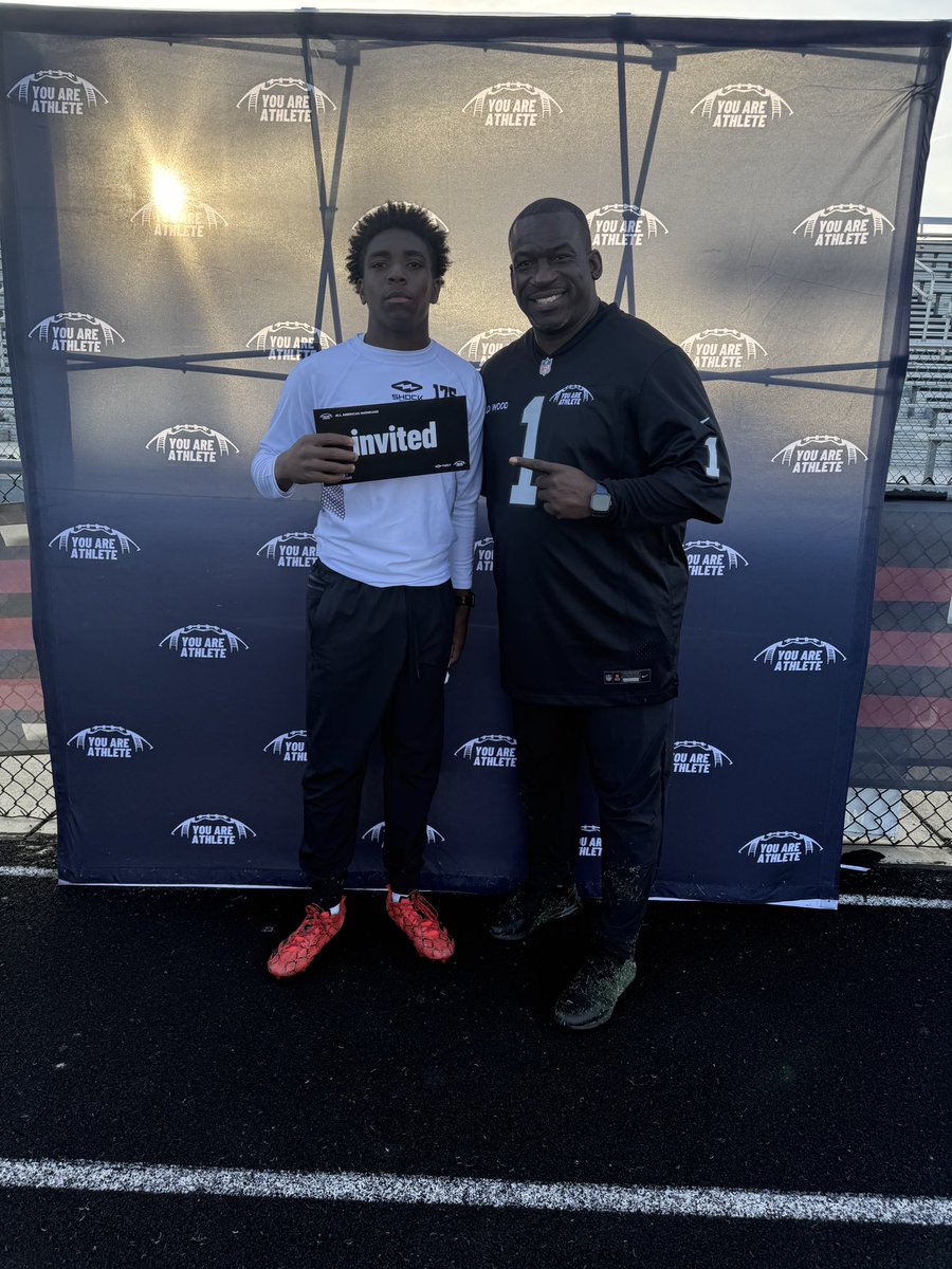 Had a great time <a href="/youareathlete/">You Are Athlete</a> camp today. Also Earned an invite to the All American Showcase in Houston Tx
<a href="/PrepRedzone/">Prep Redzone 🏈</a> <a href="/PrepRedzone/">Prep Redzone 🏈</a> <a href="/CoachDevlin1/">Coach Devlin</a> <a href="/CoachBWilson2/">Brian M Wilson</a> <a href="/CoachNateHope/">Nate Hope</a> <a href="/NKostarelos/">Nik Kostarelos</a> <a href="/CoachFree1906/">Rodney Freeman II</a> <a href="/CoachEdwardsWR/">Nick Edwards</a> <a href="/CoachCParrott/">Coach Chris Parrott</a> <a href="/CoachClay_CLT/">Clay Finney</a>