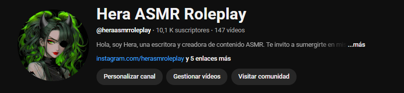 ✨ Hoy llegamos a los 10,000 suscriptores en el canal. ✨
No tengo palabras para agradecerles por todo el apoyo y el cariño que me han dado. Cada uno de ustedes ha sido parte de este camino, y este logro es tan suyo como mío. Gracias por escucharme y por creer en lo que hago. 🖤
