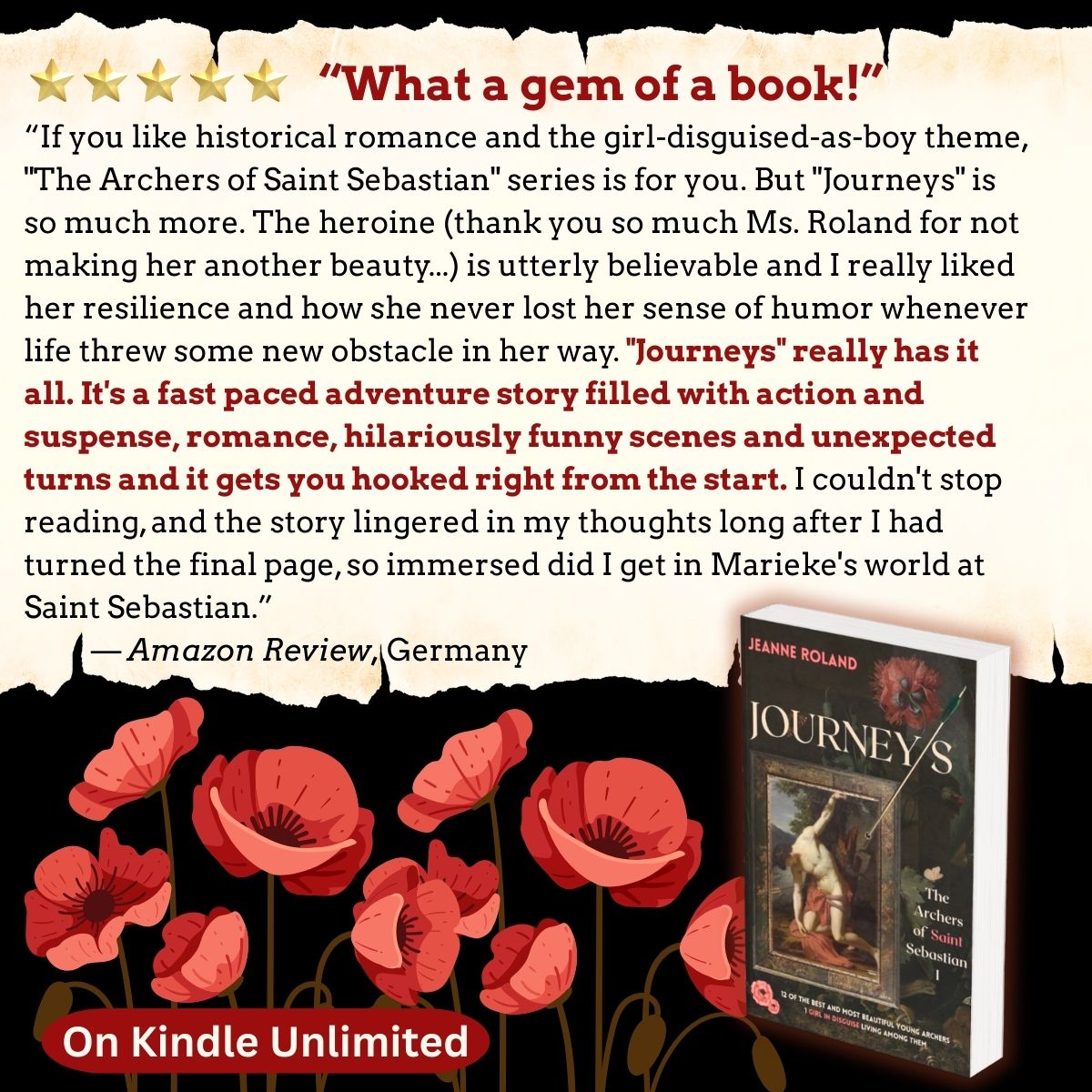 booksbyJeanneR's tweet image. mybook.to/MyArchersSeries
&quot;the story lingered in my thoughts long after I had turned the final page, so immersed did I get in Marieke&apos;s world at Saint Sebastian&apos;s&quot;
Old-School romanticism❤️‍🔥💔💖❤️‍🩹💕
Longbow archery 🏹
Handsome archers, competitions, twists &amp;amp; turns, longing, pining, &amp;amp;…