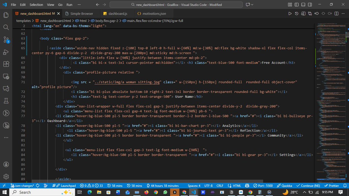 iom_future's tweet image. Day 59 of #100DaysOfCode 

Still showing up 

Worked on writing scalable code for the display-more-info functionality.

Learnt about typography and how it affects moods

Tackled responsiveness again, for better layout.

#frontEndDev #devJourney #buildInPublic #webdesign