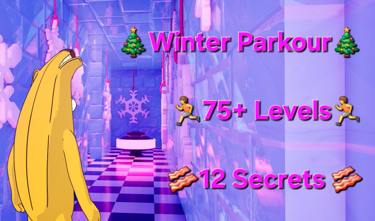 iermegoggel's tweet photo. Not sure about the text color of this #thumbnail for my #WinterParkour 🤔
Please help me improve by interacting with this post 🎄💫
#Fortnite #Winterfest #fortnitecreative #epicgames #christmas #Winter #obstaclecourse #Deathrun #Uefn #magnipooh #parkour https://t.co/wrRzvkjuCA