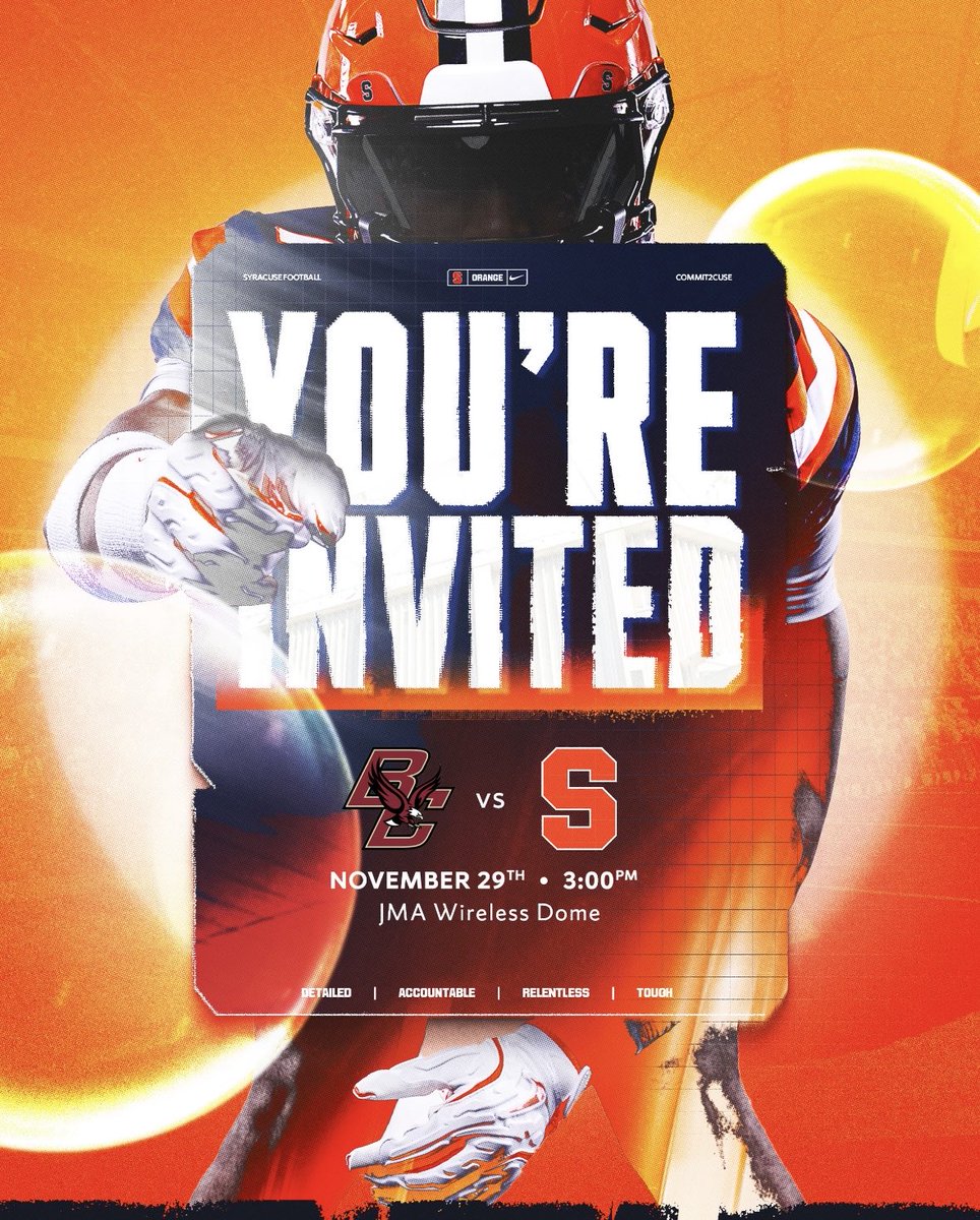 Syracuse Game Invite! 
🍊🍊🔥🔥✈️✈️💣💣
Thank you <a href="/CuseFootball/">Syracuse Football</a> 
#HOMEGROWN
#ONTHERADAR
#TAKENOTICE 
<a href="/sherwinappiah/">Sherwin Appiah 2027 DB</a> 
<a href="/DionOsae/">Dion Osae</a> 
<a href="/AttahChiemerie/">Chiemerie Attah 2027 WR/S</a>