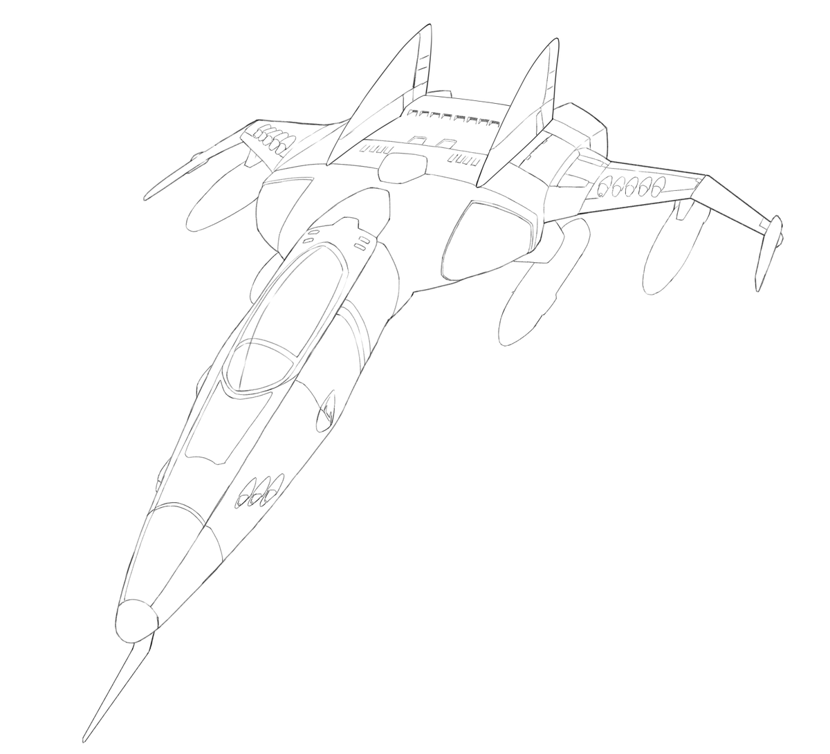 素描画2点 作画資料なし左あり右