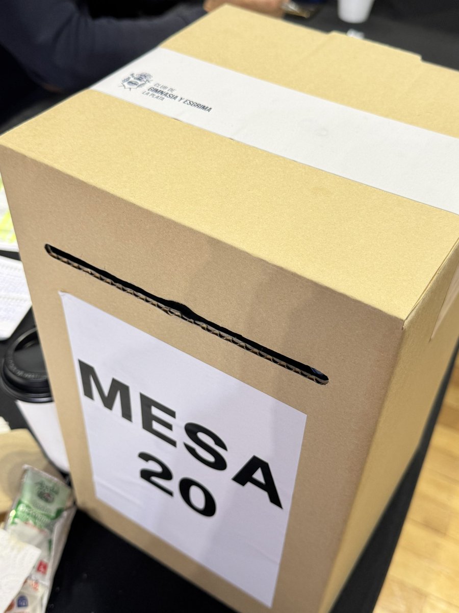 Número récord de participación en estas elecciones. Esto necesita Gimnasia. ¡Dale Lobo! #GELP