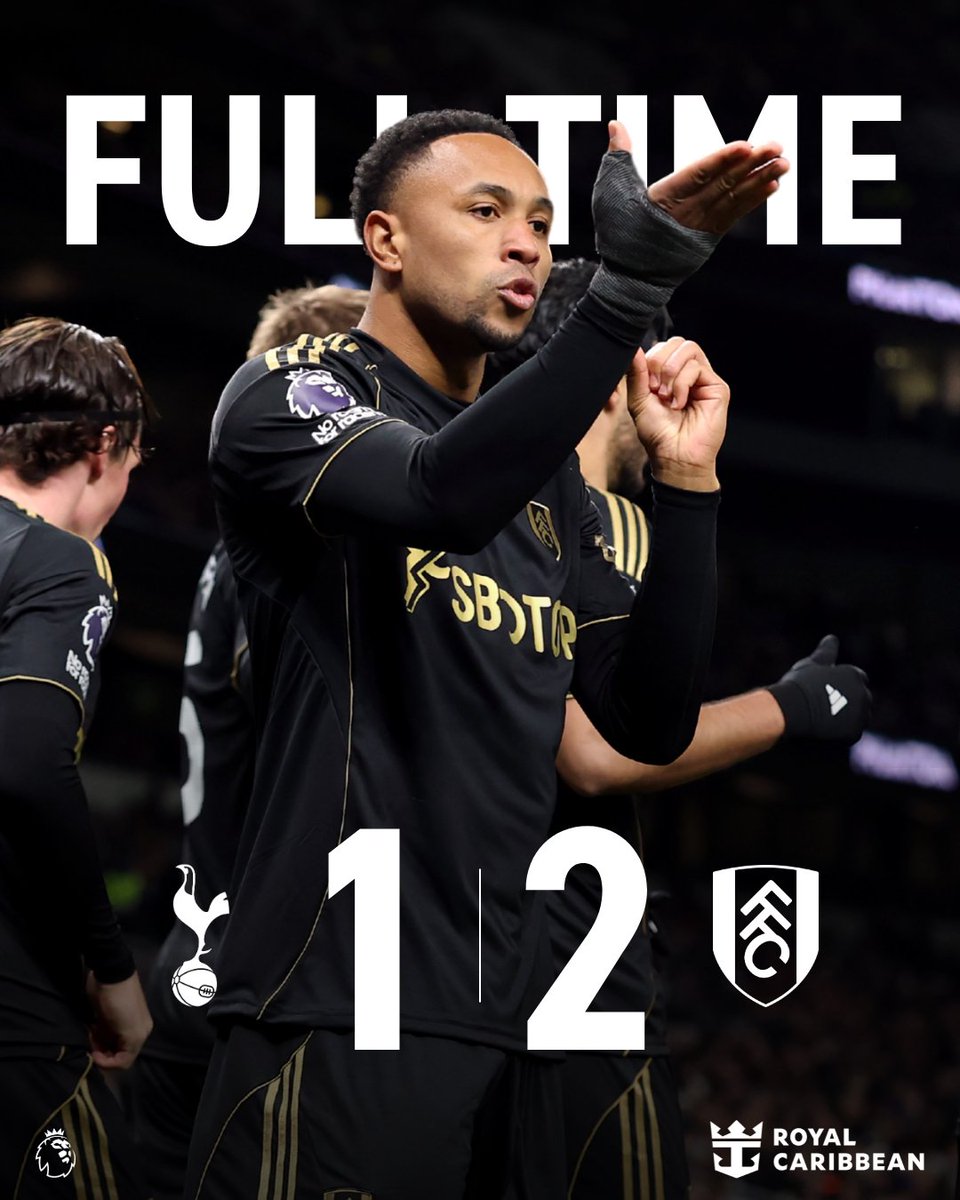 THREE POINTS FOR THE FULHAM! 😘