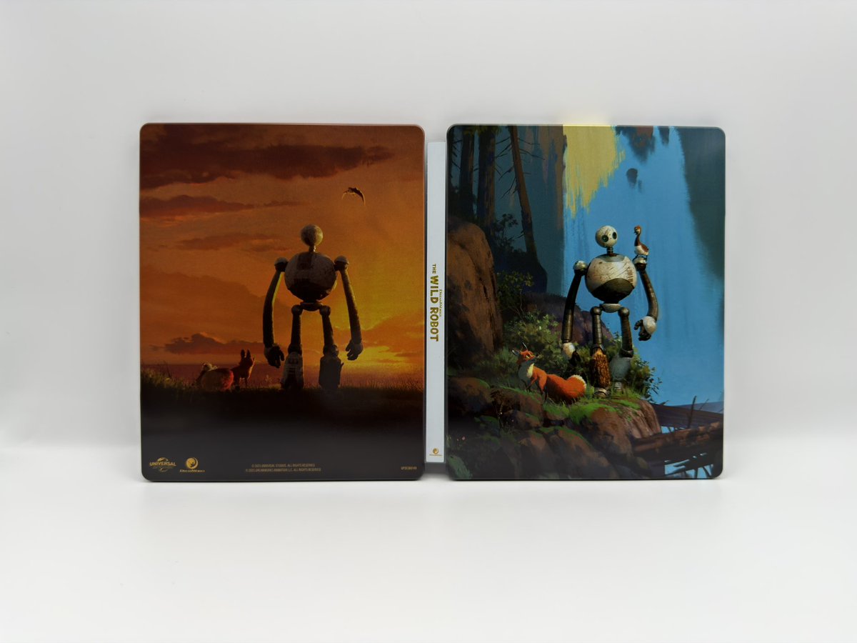 MarcTheLlama91's tweet image. The Wild Robot Collectors Edition Steelbook.

#thewildrobot #review #review #movie #steelbook #viral #fyp