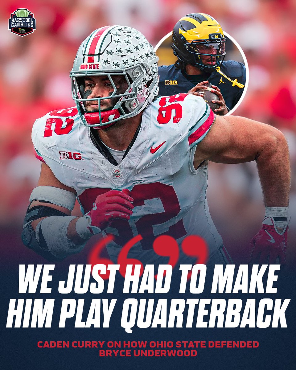 stoolgambling's tweet image. Ohio State had a simple plan for Bryce Underwood…

Make him play quarterback