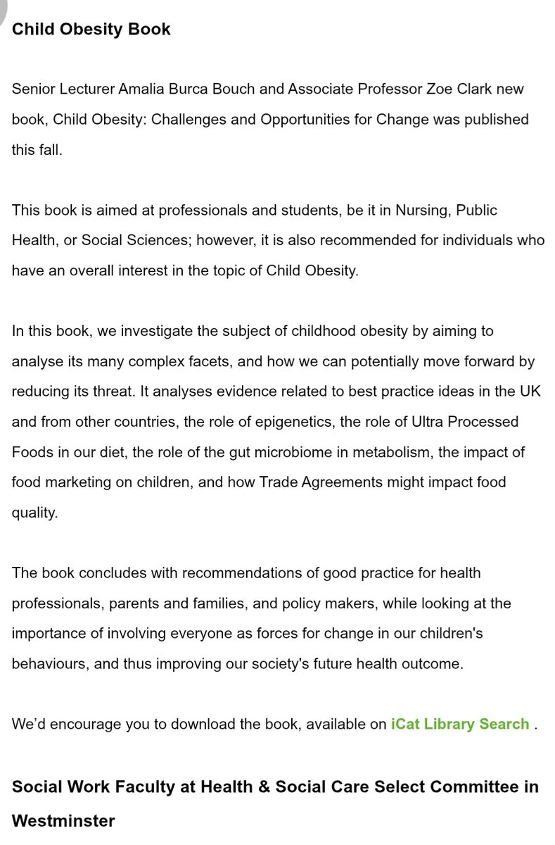 ABCParenting's tweet photo. I am very happy to announce that @kingstonuniversity has now purchased my #childobesity #book and is available in their #library. It is now part of the reading list for 2nd year #Children's #nursing #students for their #child #PublicHealth #module https://t.co/FS73Njyd8L