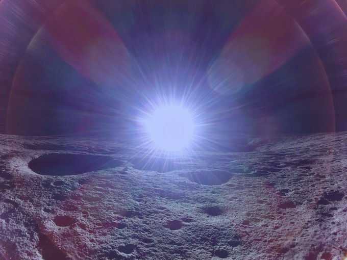 konstructivizm's tweet photo. Sunrise on the Moon. Another photo from the Blue Ghost spacecraft landing on the Moon.

This time, we see the Sun at the lunar horizon, marking the beginning of a long lunar day. This sunrise, however, is very slow because, due to the Moon's slow rotation, day and night last approximately two Earth weeks.

☄️ BLACK HOLE. Subscribe.