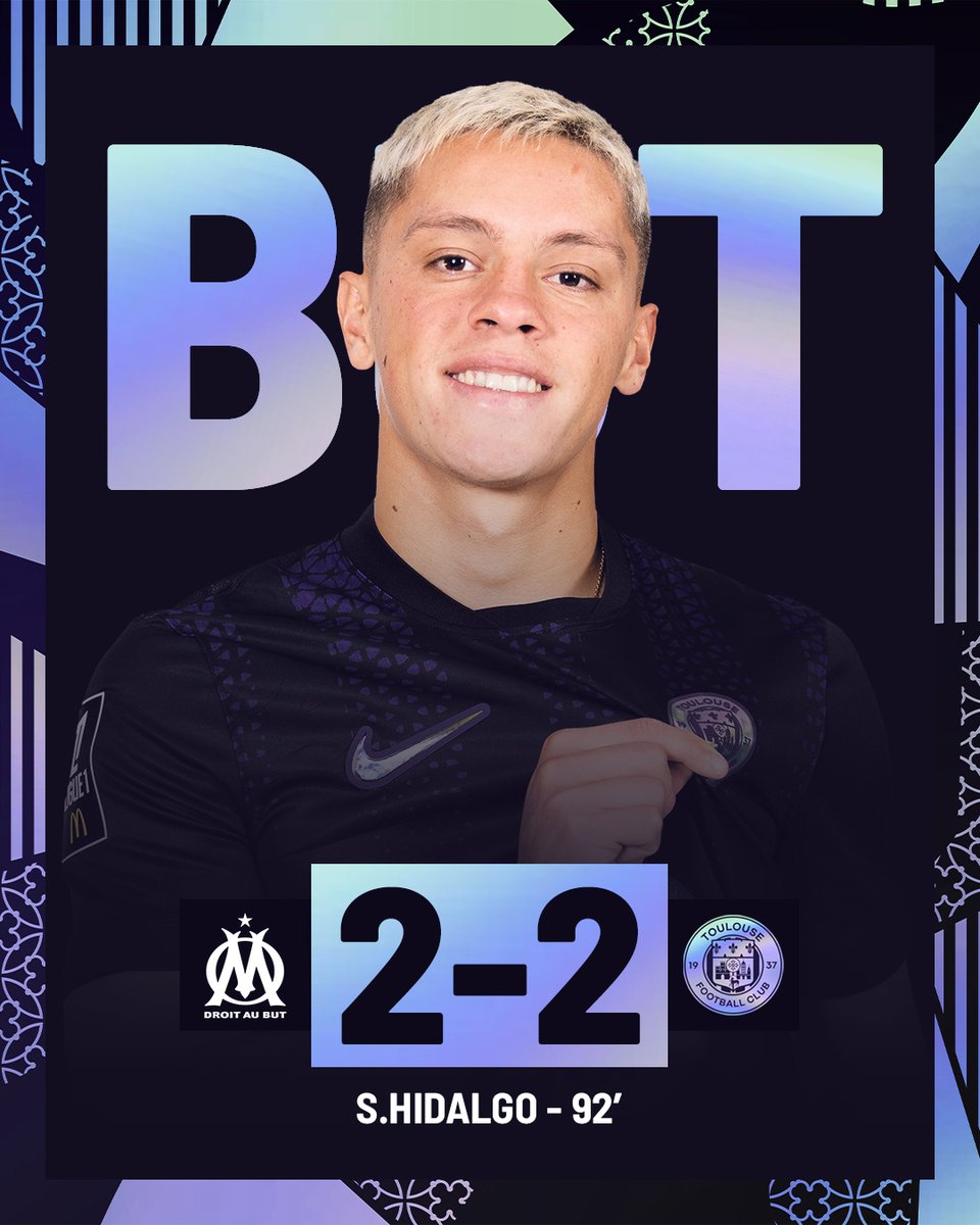 ToulouseFC's tweet image. ⏱️ 92&apos;
⚽️ SANNTTTIIIIIII !!! Il a surgi de la tête pour égaliser, incroyable !

2-2 #OMTFC
