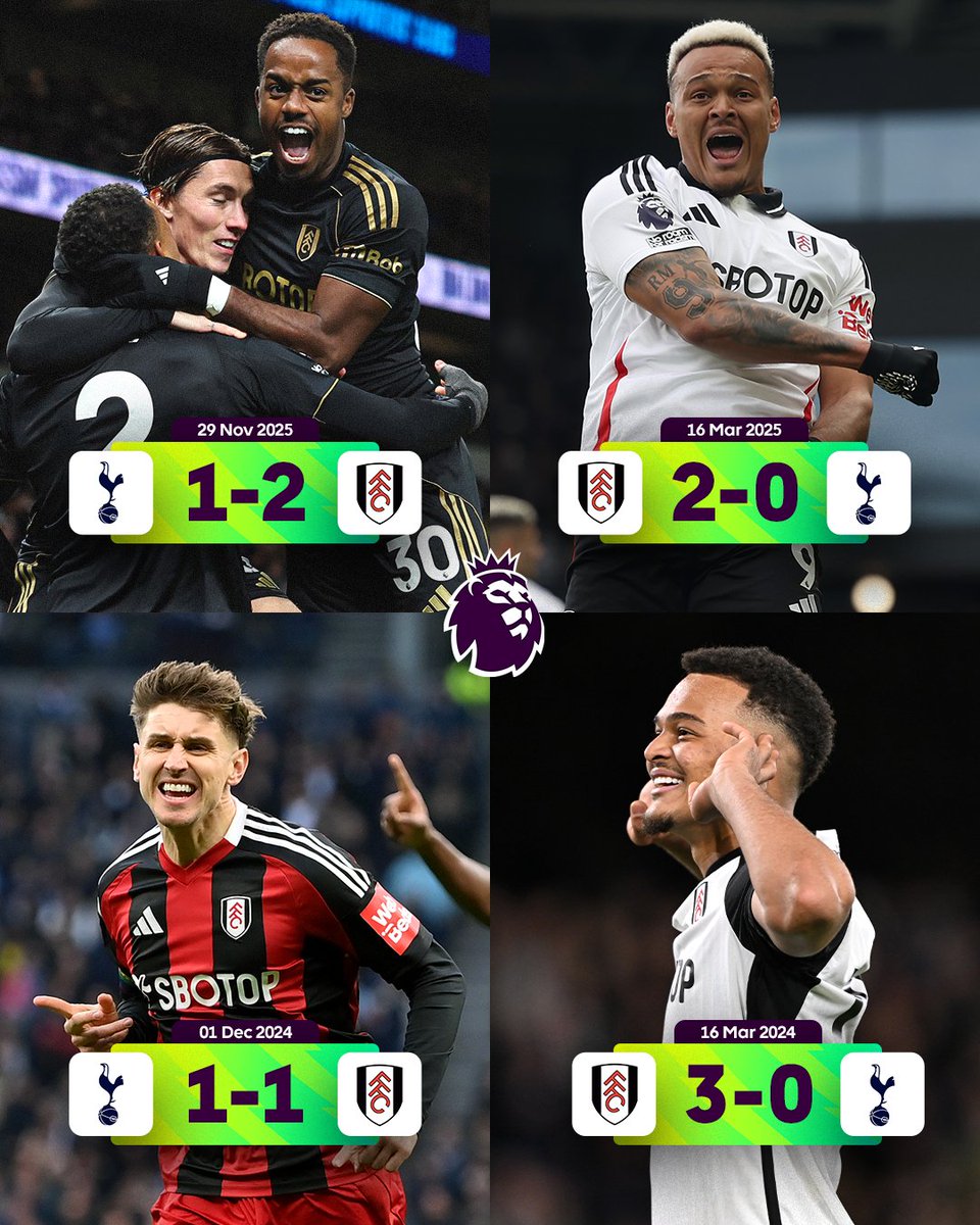 That's four in a row without a loss to Spurs 💪