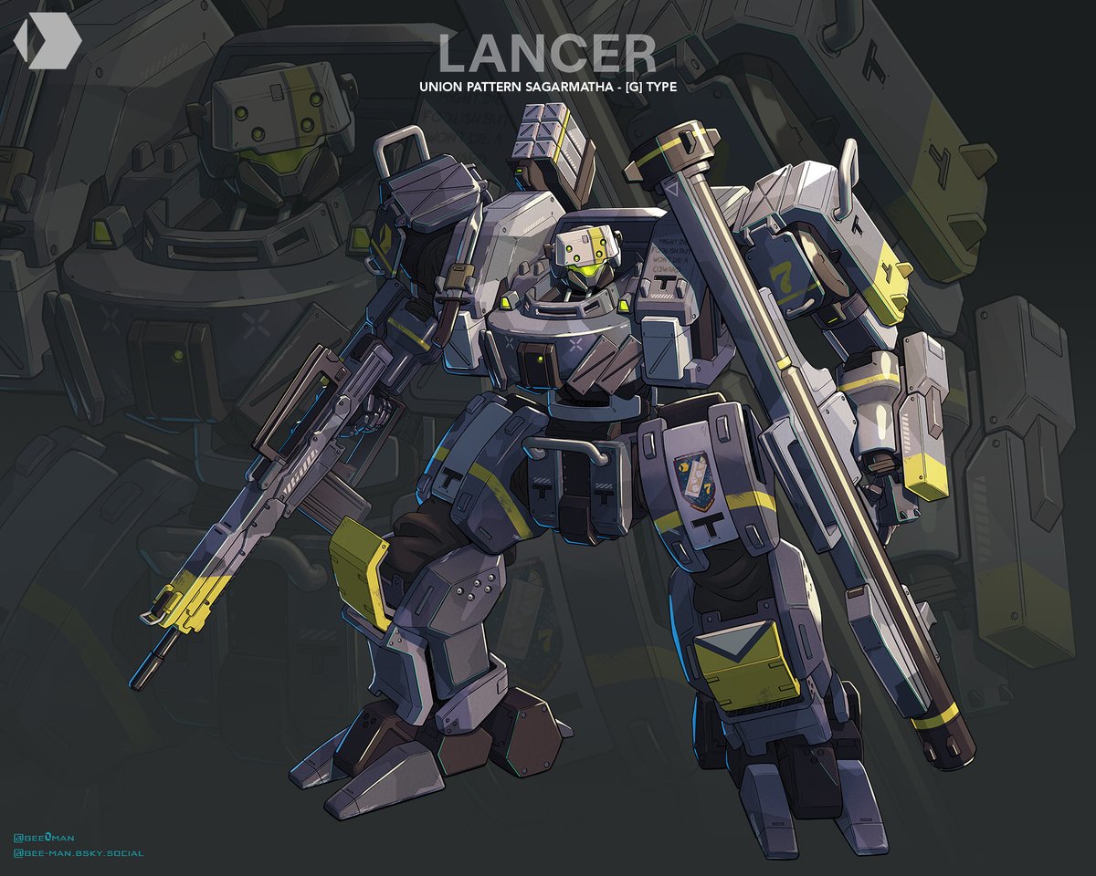 Gee0Man's tweet image. Predating the current Everest pattern by more than a century, the Sagarmatha [G] Type still sees active use in some Union squads. Deployed in record numbers during the Committee Civil War, the Sagarmatha is time-honored and battle-tested.