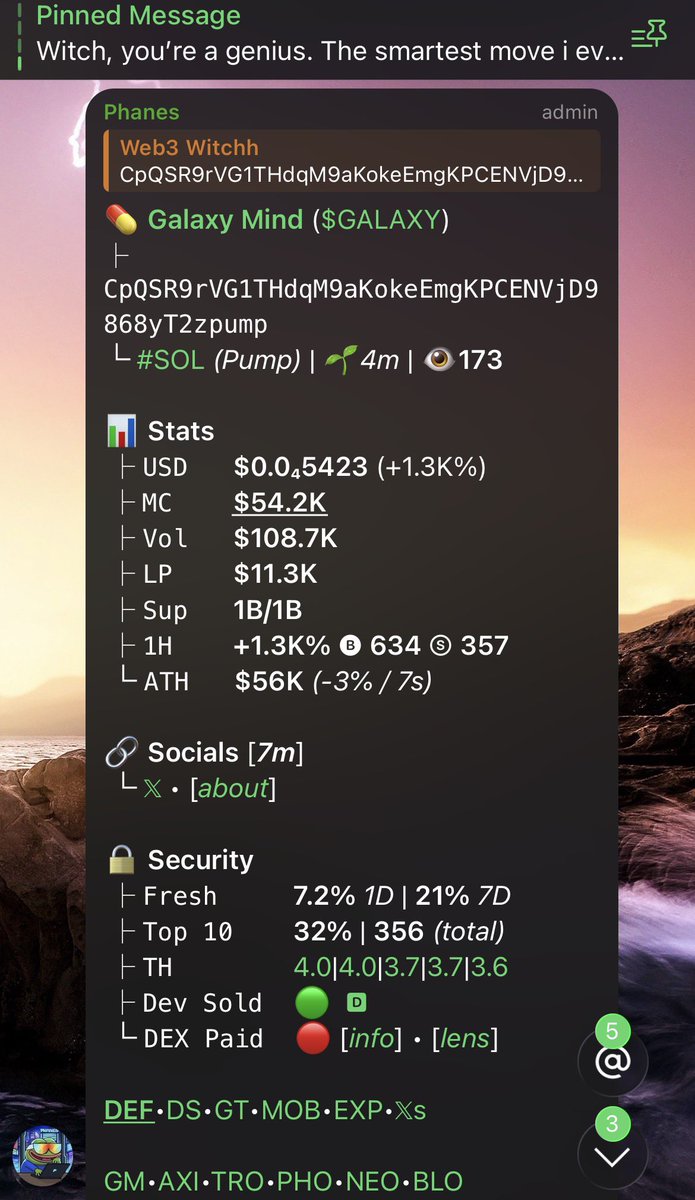 Web3_Witchh's tweet image. CA: CpQSR9rVG1THdqM9aKokeEmgKPCENVjD9868yT2zpump
$GALAXY

New drop. No noise, no hesitation — just entries that hit hard.
If you want these plays before X sees them, join the source: t.me/Web3_Witchh 

#DOGE #Solana #helevier #memecoin #Crypto #Altcoins #Trading #zeudiners