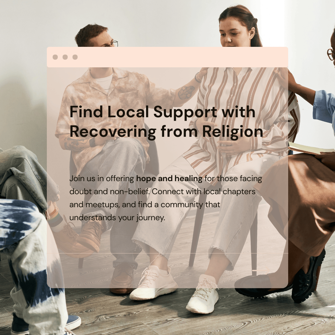 SecularRisingUS's tweet image. Struggling with Doubts?
Recovering from Religion meets every month in Murfreesboro!
#doubts #community #peersupport