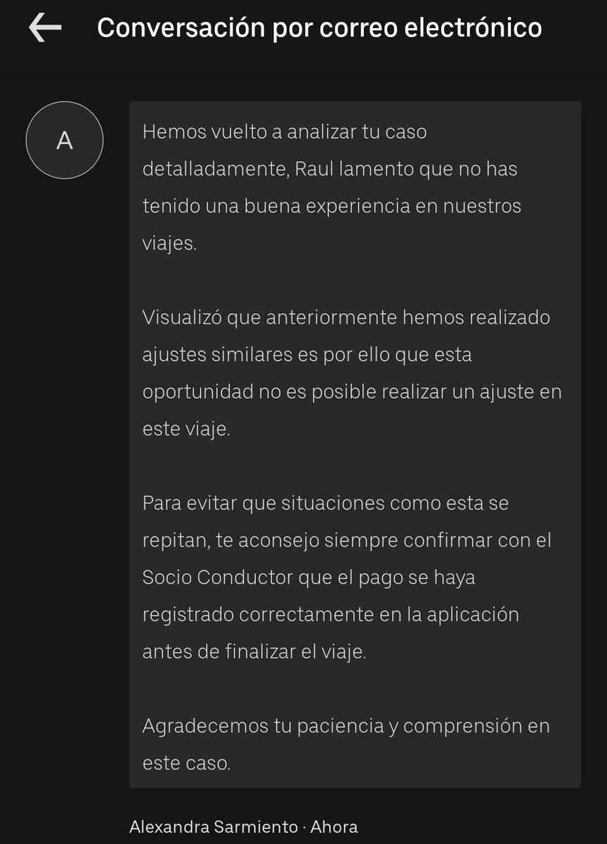 RaulLycand's tweet photo. @Solsticious_ @Uber_MEX Y si, yo ando pidiendo una solución porque ya dos veces dicen que no pague completo mis viajes, Y SI LO HICE, pero dicen que es mi culpa y que debo pagar si o si. 

Si no te reembolsan o te dan solución no uses Uber, o elimina tu cuenta o pide eliminarla. https://t.co/On4URrMebI