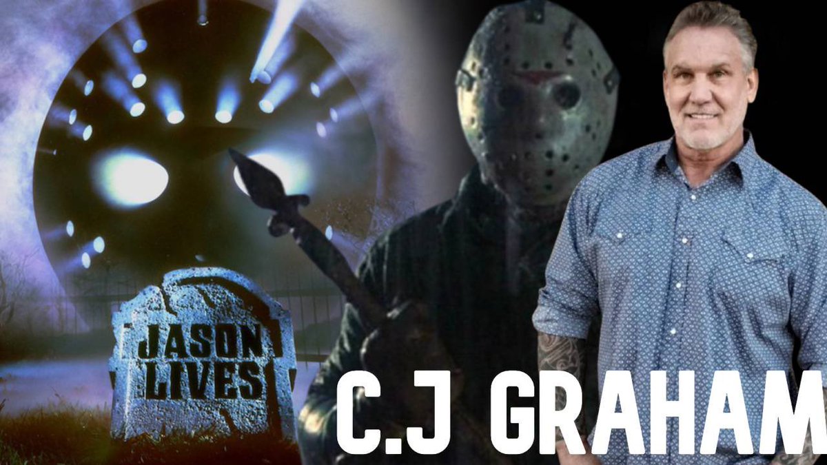 Mr_titan5's tweet photo. Check out my interview with CJ graham! The Jason from Friday the 13th part 6!

@TwoToneBlueNat1 @haybay42 @steveddalton @Allen_m @StephaniieVoris @mrslauraknight @PressonJeremy @EDiaz0829 @husemann_ryan @RSOilers @Maxtheriault @shirerat @jasonsgarage1 @Astronitess 

Link: https://t.co/JML8B2u7dv