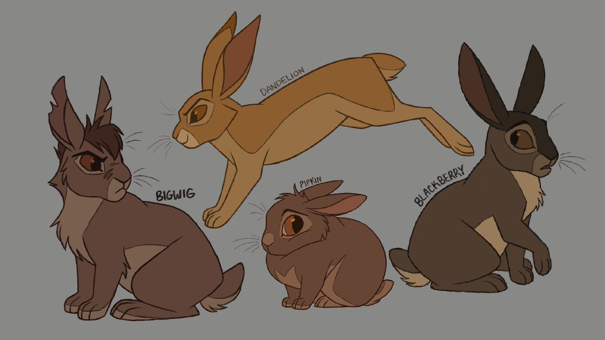 Radvumtal's tweet photo. Some more fellas from Watership Down! I’ll do my best to try and get at least the rest of the Sandleford Warren done 💕 https://t.co/xuVajJUrGf