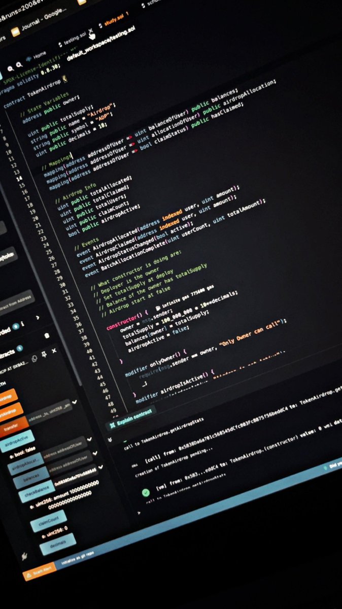 Dissman001's tweet image. Doing this seems like a whole lot to me #solidity #blockchaindevelopment