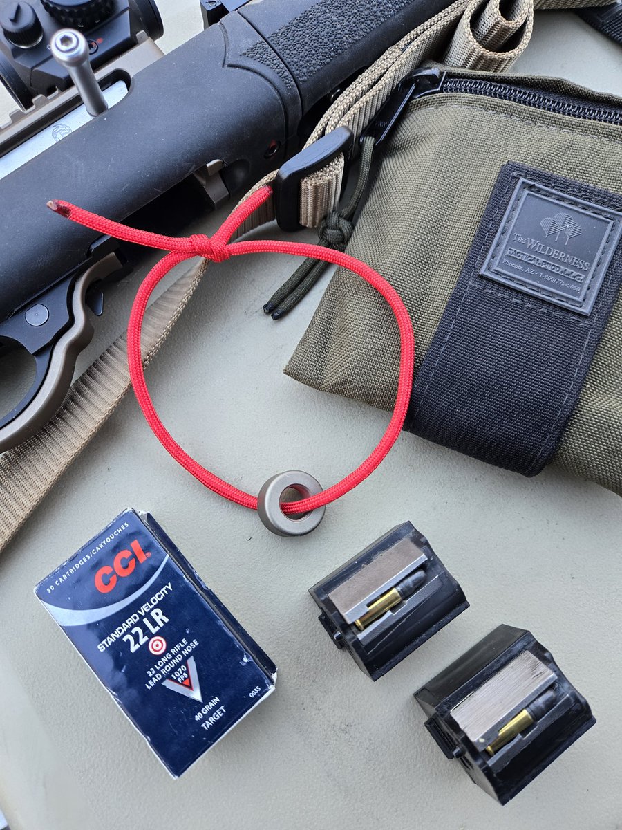 Needed a little time outdoors after the week I had. Walked my family's property with my old friend, the X Ring Takedown from <a href="/Tacticalsol/">TacSol - Tactical Solutions</a>. Equipped with a <a href="/btusallc/">B&T USA</a> suppressor and <a href="/VortexOptics/">Vortex Optics</a> dot, it's a tack driver. 

Pro tip, put some bright cord around the thread protector