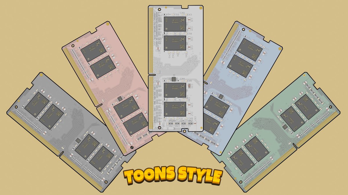 F2A3DMODEL's tweet photo. I continue my training in 3D design, this time in TOONS style.
I would really appreciate your opinion on this project?
More pictures available here : https://t.co/U9f9KmZ4Bm
#Blender #3dart #3dServices #3Dmodeling #pcb #electronic #render #f2a3dmodel #Hardware #toons #comic https://t.co/rPFsQZx4Tb