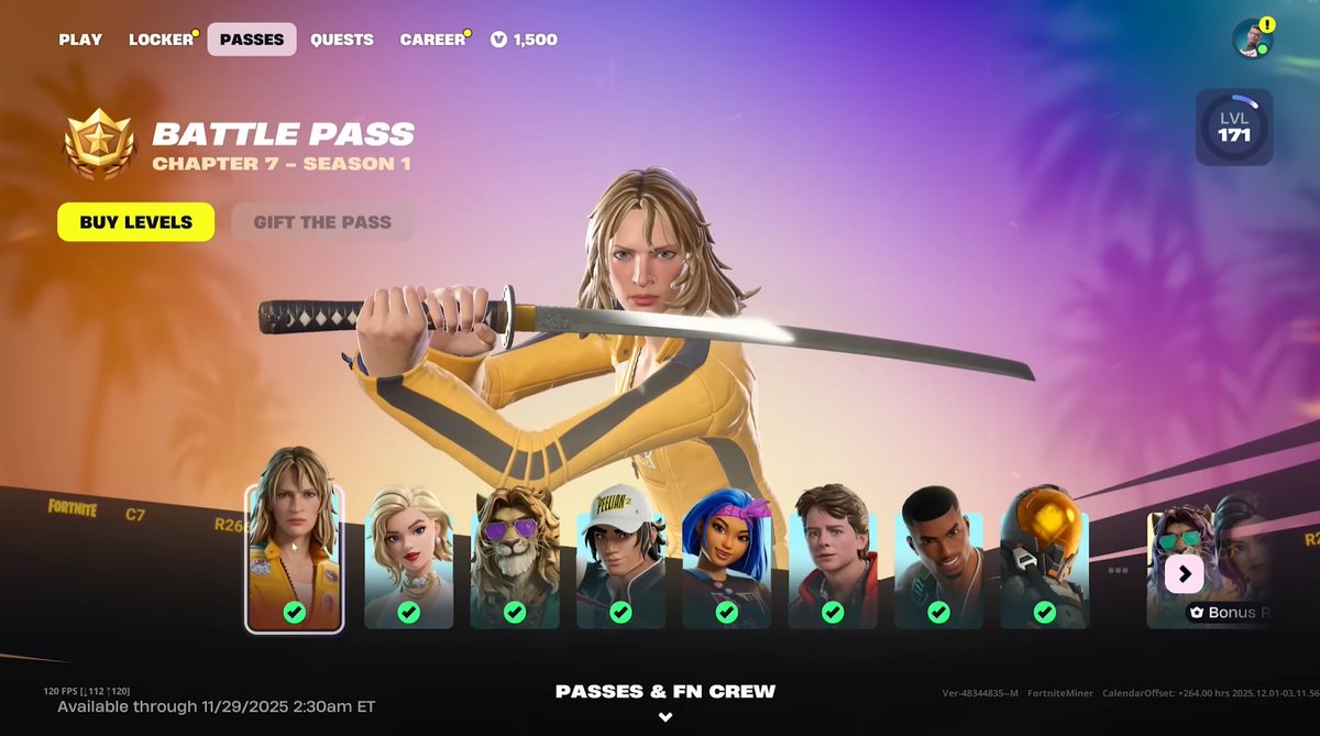 CenaBlovebear's tweet image. 1 x CHAPTER 7 BATTLE PASS

RT
Like
Follow @CenaBlovebear 
Turn notifications on

Ends in 5 hours
#Fortnite #ChapterSeven #FortniteZeroHour #FortniteSimpsons #FortniteChapterSeven #Fortniteleaks