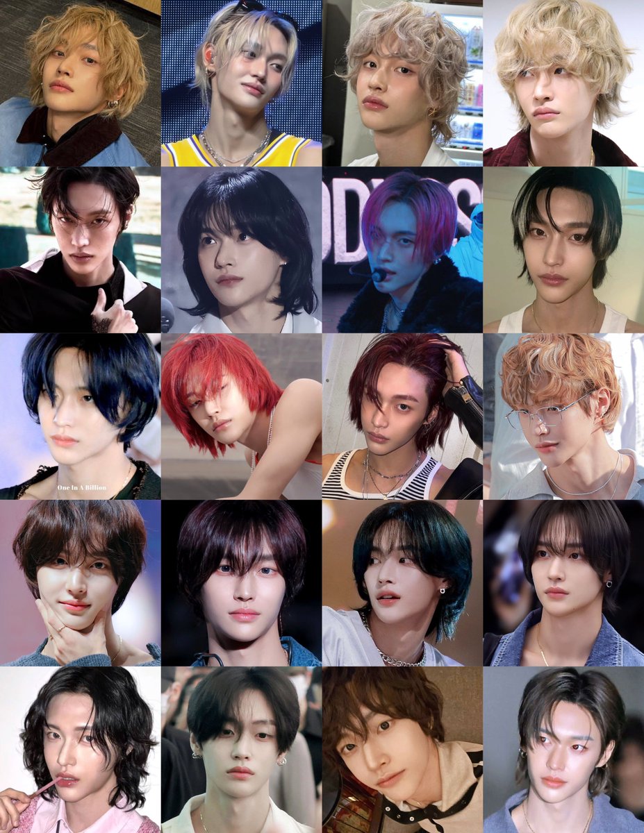 wonbinlvrs's tweet image. so many hair colours and styles and hes only been in the industry for two years 😭