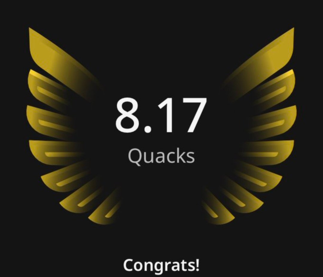 Good night 💤 <a href="/wallchain/">Wallchain Quacks</a> Quacks 🦆