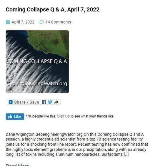dudly_mohr's tweet image. Aluminium
Barium
Strontium
Mercury Oxide
Coal Fly Ash
Polymers
Surfactants
Graphene...
.
HAARP
.
Dane @RealGeoEngWatch
.
End Climate Engineering (Geoengineering)
It&apos;s destroying the ozone layer
geoengineeringwatch.org/geoengineering…
Stop Stratospheric Aerosol Injection
geoengineeringwatch.org/coming-collaps…