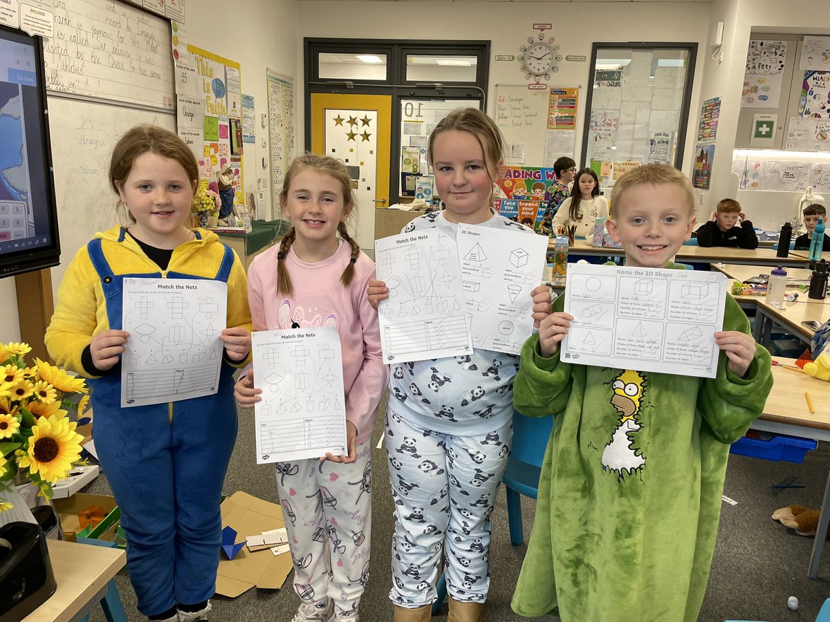 Excellent work in shape from these P5 children!