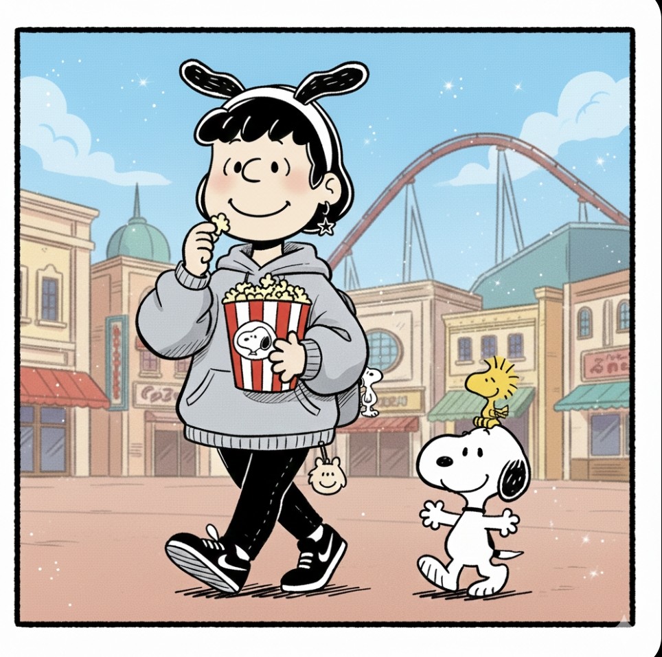 Good morning
cherish each day (●)´｀・)
今朝も冷え込みましたね💦
暖かい服装で✨ご自愛くださいね🍀
感染対策も忘れずに
素敵な日曜日になりますように✨
(AIにスヌーピー風にしてもらうシリーズ、私がインパしてる時のを描いてもらったよ✨)