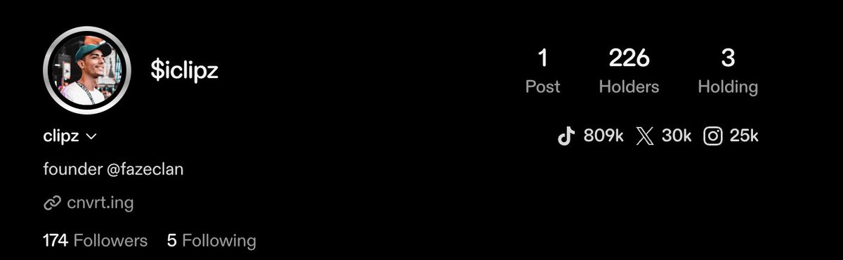 Founder of @fazeclan Eric "CLipZ" Rivera launched a <a href="/zora/">$zora</a>, says he's working on AI infra for <a href="/base/">Base</a>, and Zora bio is linked to <a href="/CNVRTing/">cnvrt</a> "Perception Layer for Autonomous Systems." Might be early to something here.

zora.co/@iclipz