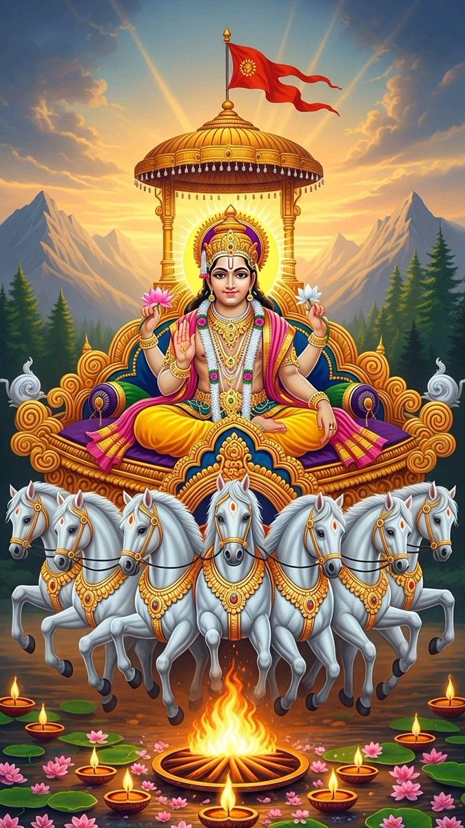 Nisha2578's tweet image. सुप्रभात जय सूर्य देव 🙏🚩