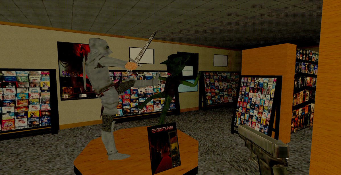 RedWorldGames's tweet image. I have also been insanely sidetracked with another project... Got back into Timesplitters and wanted to try and make my own system!! This took me WAY to long to get working, and is barley holding itself together, but it works!! 
#unity #gamedevelopment #gamedesign #3dart