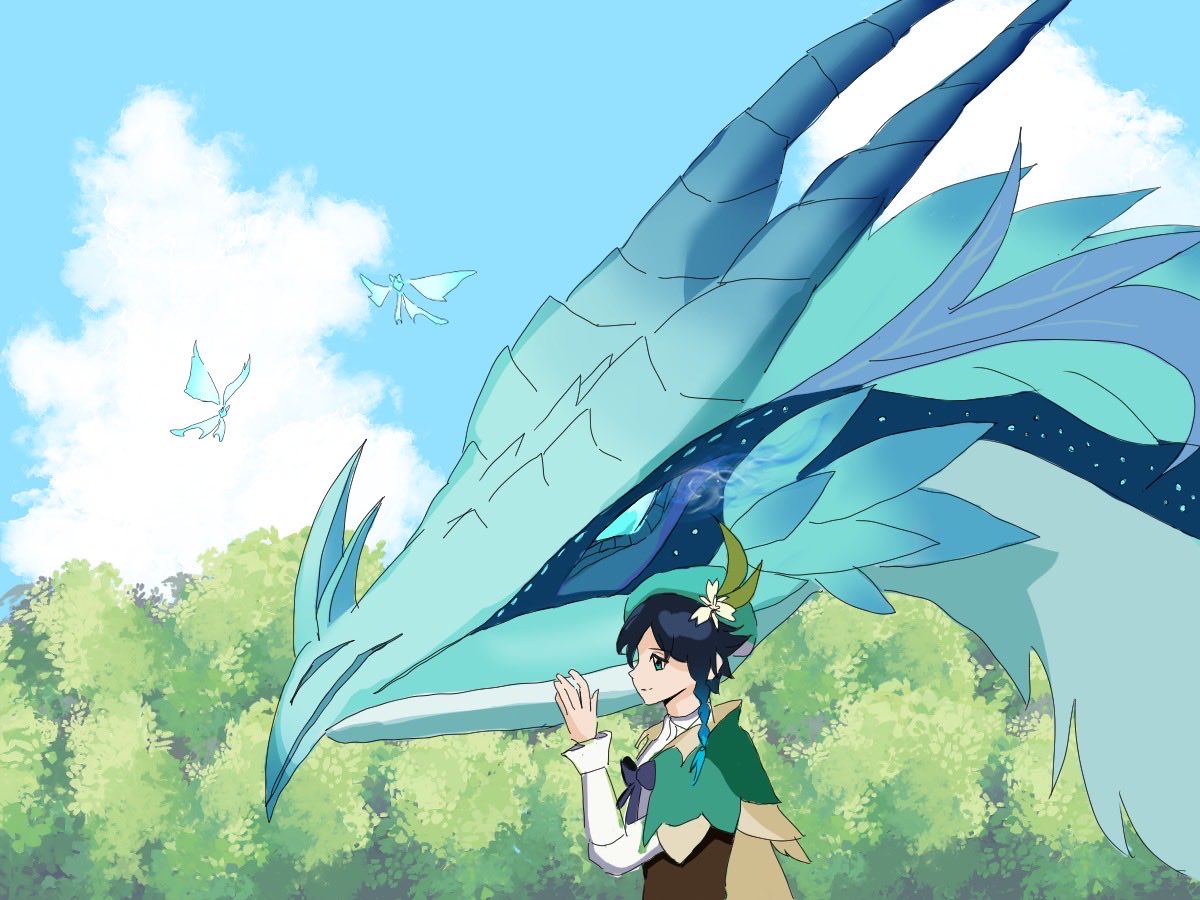 Ray331821's tweet image. #今月描いた絵を晒そう
#Venti  #ウェンティ