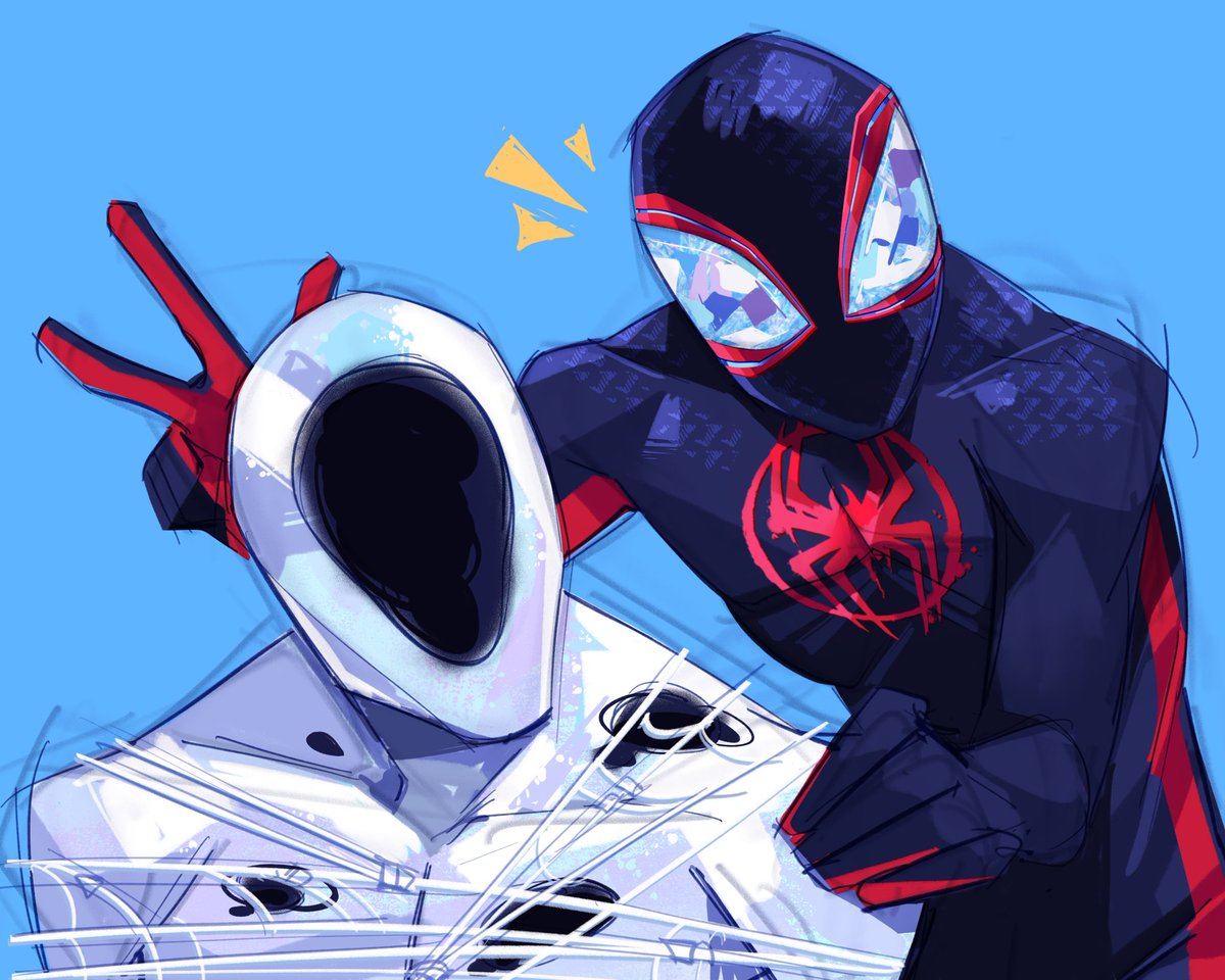 stitchedspider's tweet photo. Drawing The Spot every day until Beyond The Spider-Verse releases

Day 803 https://t.co/Hgy3e80X8b