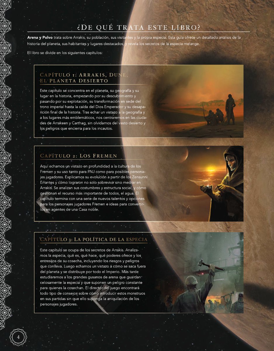 Nosolorol's tweet image. Viaja a Arrakis con #ArenayPolvo: la Guía de #Arrakis, suplemento para el #juegoderol oficial #Dune: Aventuras en el Imperio

🎲 nosolorol.com/157-dune-avent…

#SéQuienTúQuieras #Rol #MuchoRol #RPG #JuegosDeRol #TeFaltaRol #DuneMovie #Fremen #SandWorms